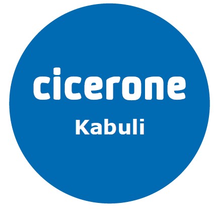 cicerone in blue circle
